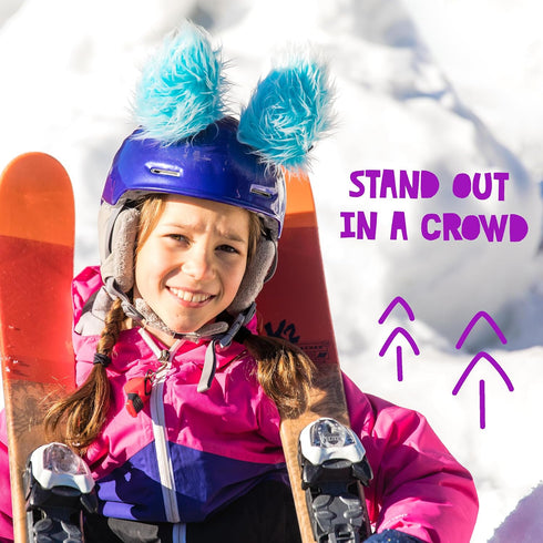 Lynx Helmet Accessories with Sticky Hook & Loop Fastener (Helmet not Included) for Kids and Adults