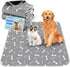 Washable Pee Pads for Dogs, 2 Pack Large Reusable Puppy Pads, Non-Slip
