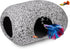 Aquarium Decorations Cave Fish Tank Accessories, Rock Decor for Shrimp Cichlid Hiding Breeding Small Fish Bowl Hideout