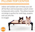 K&H Pet Products Comfy Pet Cot, Elevated Cat & Dog Bed, Portable Hammock Cot, Chocolate/Tan, Small 17 X 22 X 7 Inches