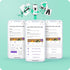 QR Smart Stickers - Stick Digital Notes to Your Things, Blackout 4-Pack Bundle, 32x Stickers