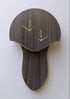 Generic 02 Rustic Grey Carved Turkey Mounting Kit with Beard Plate