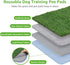 Apartment(18x30'') Dog Grass Mat with Pee Pad,Small Litter Box Indoor Artificial Grass Potty Training Pads for Dogs