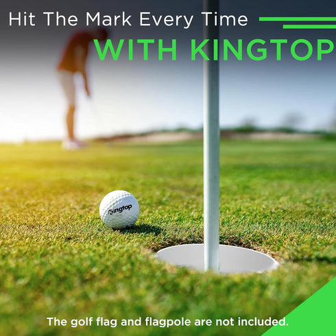 KINGTOP Golf Hole Cup, Fit PGA/USGA Regulations, Golf Accessories for Backyard Practice Putting Green