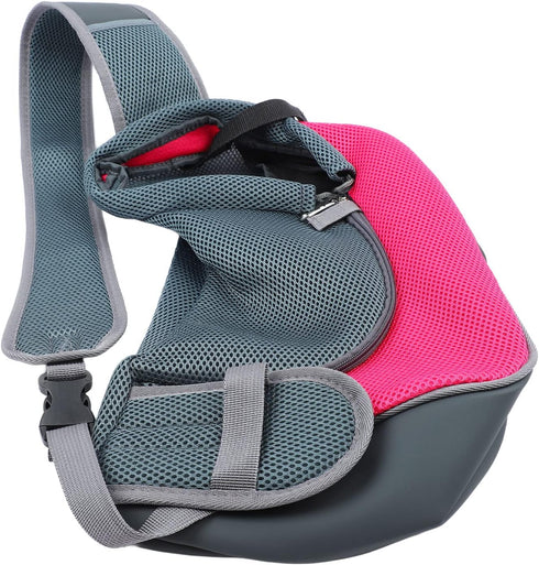 Hands Free Dog and Cat Sling Carrier, Breathable Mesh Safe Pet Papoose Bag for Small Dogs Cats, Travel Puppy Carrier