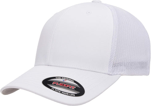 Flexfit Men's Trucker Cap, Black, Alpha, One Size