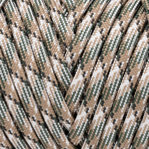 XKDOUS Paracord 750 lb 120ft Mixed Camo Parachute Cord, 100% Nylon Tactical Paracord Rope for Camping & Hiking