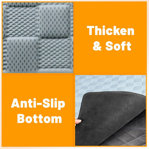 Manificent Non-Slip Pet Bed Mat for Truck Back Seat Extender, Hair Resistant Dog Blanket for Hard Bottom Dog Car Seat