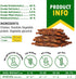 Dog Smoked Rawhide Sticks Wrapped Chicken & Natural Chew Treats - Grain Free Healthy Snacks for Small & Large Dogs