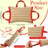 Libima 2 Pcs Dog Pillow Tug Toy Dog Pillow with Strong Handles Tug of War Training Tools Toy Linen Pad for Puppy Young
