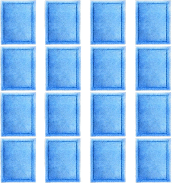 16 Pcs Aquarium Filter Cartridge Compatible with Aqua Tech 20-40/30-60 Gallon Power Filters
