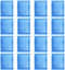 16 Pcs Aquarium Filter Cartridge Compatible with Aqua Tech 20-40/30-60 Gallon Power Filters