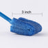 SLSON Aquarium Algae Scraper, Double Sided Sponge Brush Cleaner, Long Handle Fish Tank Scrubber for Glass Aquariums,