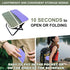 KCTXIPE Portable Stool with Shoulder Strap-Pocket Chair for Mountaineering,Picnic,Hiking and Fishing,Handbag Style