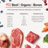 14 oz Stella & Chewy's Freeze-Dried Raw Dinner Patties - Beef Recipe - High Protein Grain-Free Puppy & Dog Food