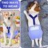 2 Saintrygo Pcs Dog Suspenders for Diapers Female Male Belly Bands Canine Harness Keep Diaper on Your Pet for Small