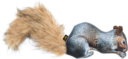Browning Pet Toys, Durable Dog Toys for Tug and Fetch, Squirrel Fabric Squeaker Toy