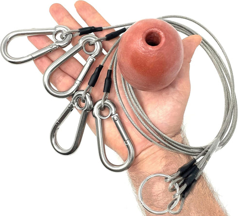 4 304 AirFly Arm Harness for Crab Trap - Stainless Steel Hooks with Buoy Float