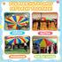 Sonyabecca 24ft 16 Parachute, Play Parachute with Handles for Kids Cooperation Group Play