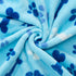 Allisandro Luxurious Dog Blanket, 350 GSM Microplush Fleece for Small Medium Large Dogs & Cats, Blue Paw & Bone, 40" x