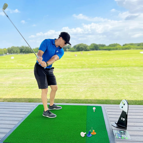 Golf Rubber Tees for Practice Training, Driving, Putting, Chipping Range Mixed Size, Excellent for Indoor Outdoor Use