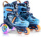 SULIFEEL Adjustable Roller Skates for Girls Boys Kids,Fun Illuminating Light Up Flash