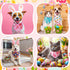 120 Sanwuta Pcs Spring Easter Dog Bandanas Bulk Dog Adjustable Cute Washable Triangle Kerchief Scarf Bibs for Small