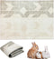 VCEPJH Extra Large Rabbit Cage Liner Reusable 63 inch Washable Bunny Floor