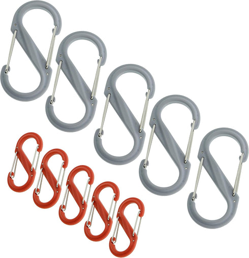 RC Tent Organizer Line Kit - 5ft Camping Clothesline with Tent Gear Line and Camp Hanging Hooks