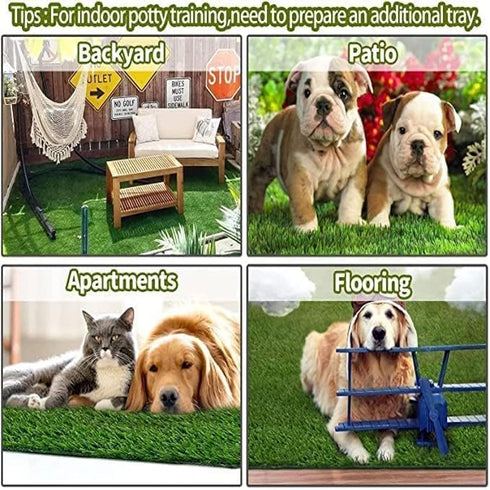 SSRIVER Pad,51.2x31.5In Dog Grass Fake Grass for Dogs,Artificial Grass Pee Pad for Puppies Potty Training Indoor