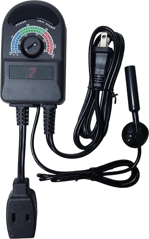 1000W Combined Terrarium Heat & Habitat Lighting Temperature Controller for Germination/Rooting & Reptiles - 3 Power