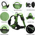TwoEar Dog Harness, Adjustable Soft Padded Vest, No Pull Reflective Front Clip, Easy Control Handle for Small Medium