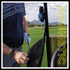 STICKIT Magnetic Golf Towel, Black Paisley Microfiber with Deep Waffle Pockets, Strong Magnet