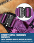 Tactical Dog Harness - PETNANNY Service Dog Vest for Large Breed, MOLLE Work Dog Vest with Handle (Purple Camo, L)