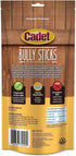 Cadet Bully Sticks for Small, Medium and Large Dogs, All-Natural Beef Pizzle, High Protein, 4 Count