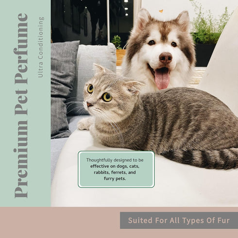 Begley’s Natural Pet Cologne and Deodorizer - Essential Oil Scented Dog Body Spray and Cat Perfume