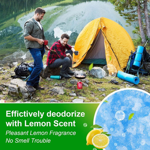 Poo Gel for Portable Toilet, Poo Gel for Camping Toilet, Poo Deodorizing Treatment Portable for car Camping Camping