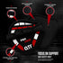 QTF Gym Grips Pads - Neoprene Gloves Gym Palm Protector Weight Lifting Grips Replacement of Workout Gloves Men