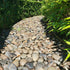 20lbs Natural River Rocks, 3"-4" Premium Pebbles for Fish Tank, Garden, and Landscape Design