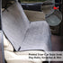 46" 52" VIVAGLORY Dog Seat Covers, Dog Backseat Cover Pet Bench Protectors with Anti-Slip Backing, Back Seats Cover