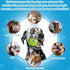 Coricorsu 3.14" (6PCS) Squeaky Dog Toys Funny Smile Face Chewing Latex Rubber Soft Fetch Play Interactive Squeaky Dog