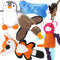 Jalousie Multipack Dog Squeaky Toys, Strong Almost Indestructible Chew Toys (5 Pack Tough)
