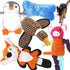 Jalousie Multipack Dog Squeaky Toys, Strong Almost Indestructible Chew Toys (5 Pack Tough)