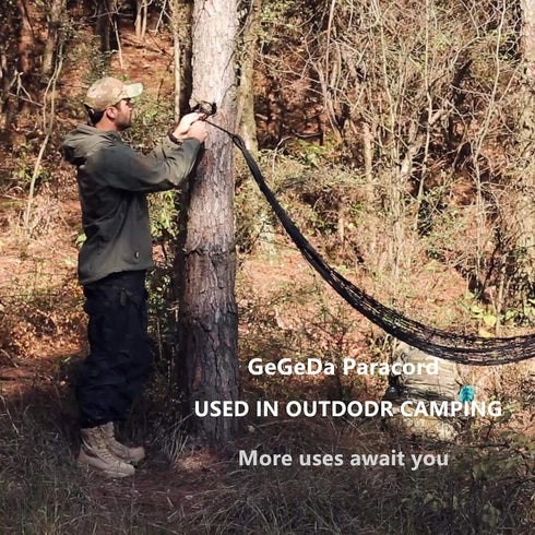 Paracord 550 9 Core Camping Rope 100FT (Army Green, 100 feet)