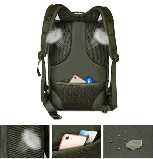 MOSISO 50L Tactical Military Daypack, Large 3 Day Assault Rucksack