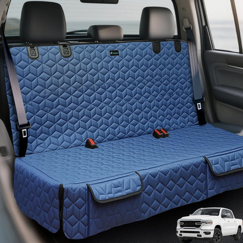 Meginc Dog Car Seat Covers for Back Seat, Heavy Duty Pet Bench