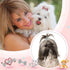 40 Pcs Dog Hair Clips and Bow Crown Accessories for Small Dogs - Princess Style, Crystal Rhinestone Grooming