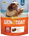 VetIQ Skin and Coat Supplement for Dogs, Maintains Healthy Skin and Shiny Coat, Hickory Smoke Flavor, 60 Count