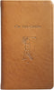 Graphic Image On The Green Golf Score Book - Genuine Calfskin Leather (British Tan, 3" x 5")