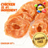 Pack, 10.6 oz Pawmate Dog Treats Chicken Jerky Rings, Rawhide-Free Grain-Free Real Dried Tenders Natural Chicken Breast